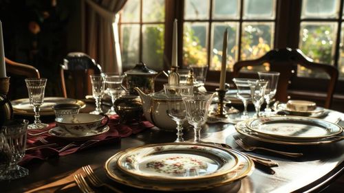 Tendințe HoReCa pe contrasens: La Paris câștigă teren în restaurante prânzul de duminică în farfurii vintage, cu argintărie, cristaluri, broderii și atmosferă ca în familie