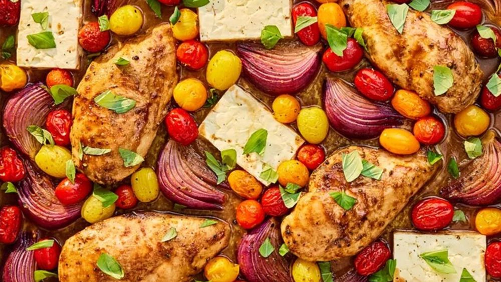 Pui cu feta la tavă/Un prânz delicios și ușor de preparat