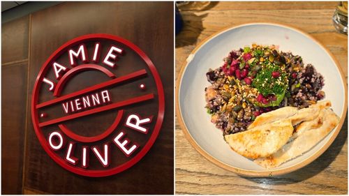 „Ce am mâncat bun în deplasare”: Salată Super Food într-un restaurant Jamie Oliver din Viena
