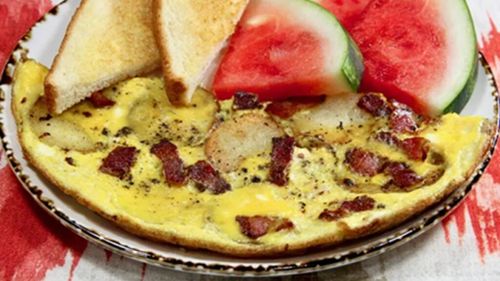 Omleta fermierului / Cel mai bun mod de a începe o nouă săptămână de lucru, cu energie și bună dispoziție la micul dejun