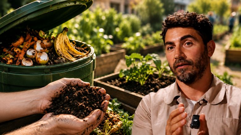 VIDEO | Ovidiu Dinișor: „Natura nu produce gunoi” / Ce este compostul și de ce resturile alimentare nu ar trebui să ajungă la gunoi