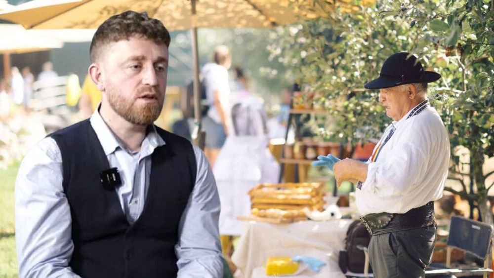 VIDEO | La 7 ani vindea brânză în piețele din Brașov, iar azi face parte din grupul de dialog al tinerilor fermieri europeni / Ascensiunea fermierului brașovean George Cățean