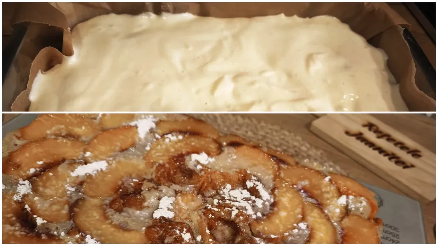 prajitura rasturnata caise piersici