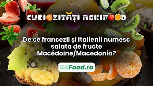 Curiozități agrifood - 26 februarie: De ce francezii și italienii numesc salata de fructe Macédoine/Macedonia?