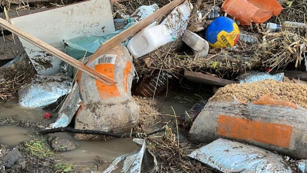 Imagini dramatice dintr-o fermă din Galați afectată de inundații: „Au dispărut câteva vaci, nu le-am mai găsit/Sala de muls a fost sub ape” - Daniela Mihalache, fermier, Cudalbi