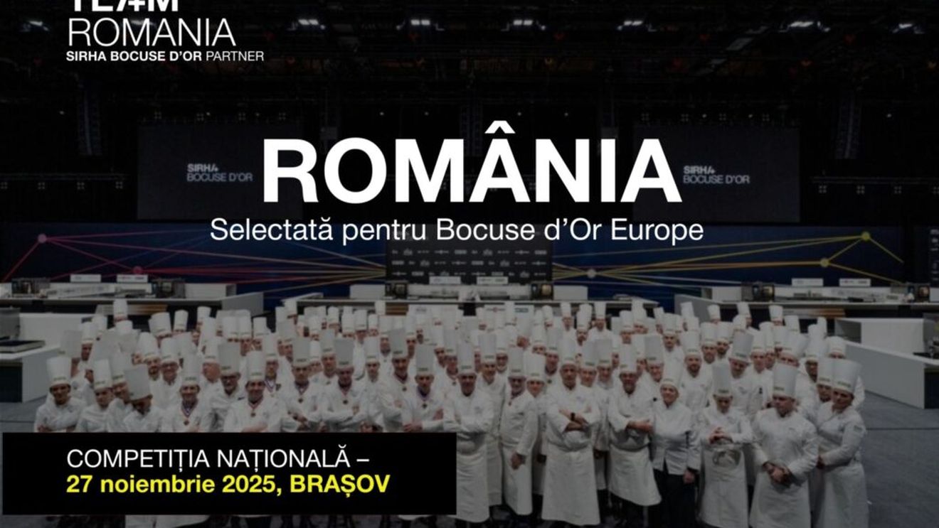 Premieră istorică: România a fost selectată oficial să participe la Bocuse d’Or Europe 2026, cea mai prestigioasă competiție gastronomică din lume