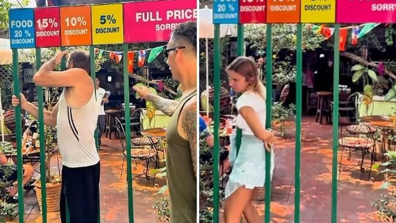 „Cu cât ești mai slab, cu atât plătești mai puțin”. Un tip de ofertă pe care îl aplică un restaurant din Tailanda, punând clienții să treacă printr-un grijaj la intrare