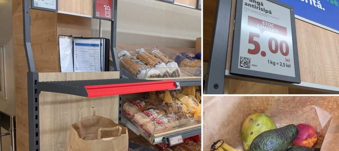 FOTO | Un celebru lanț de magazine introduce pungi antirisipă cu fructe și legume la prețul fix de 5 lei. Cum funcționează inițiativa și ce produse poți găsi în ele