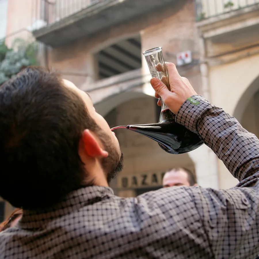 restaurant, vin, porron