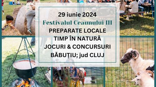 „Festivalul Ceaunului”, sâmbătă în satul Băbuțiu, aflat la 25 km de Cluj-Napoca / Produse de sezon, mâncare la ceaun, activități pentru copii