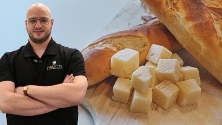 Mituri despre alimentele care afectează dinții / Stomatologul Fadi Cherry: „Pâinea și biscuiții fac la fel de rău ca și zahărul, iar brânza și lactatele au efect protector”