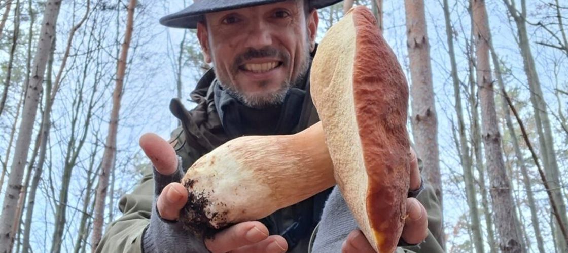 FOTO | Ciuperci care devin cerneală, „piele” pentru pălării sau hârtie / Povestea unui autodidact din Sibiu fascinat de o lume puțin înțeleasă: „Din interiorul unei ciuperci se pot face pălării, poșete și curele”