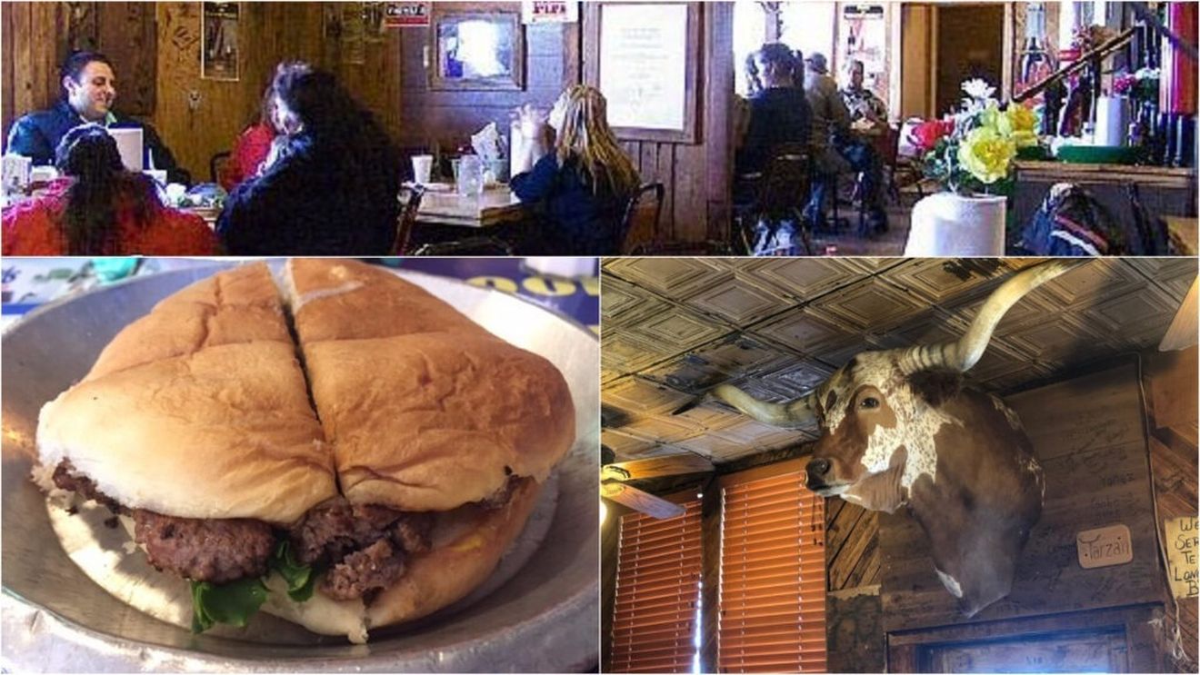 Hamburgerul gigantic Meers, singurul care mai păstrează vie amintirea goanei după aur și a căutătorilor din fosta colonie minieră a Oklahomei