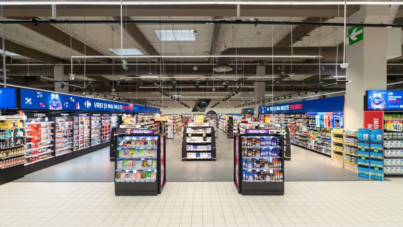 Carrefour a finalizat modernizarea hipermarketului din Băneasa, unul dintre cele mai mari și performante din rețea / Noul format conține zone artizanale și concepte „shop in shop”