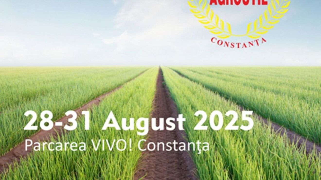 ExpoAgroUtil 2025 / Cea mai mare expoziție agricolă din sud-estul României revine la Constanța / Fermierii vor descoperi utilaje, tehnologii și soluții inovatoare între 28 și 31 august, la VIVO