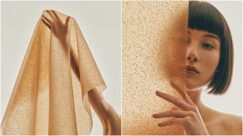 Adam Sheet este un biotextil impermeabil realizat din reziduuri de mere