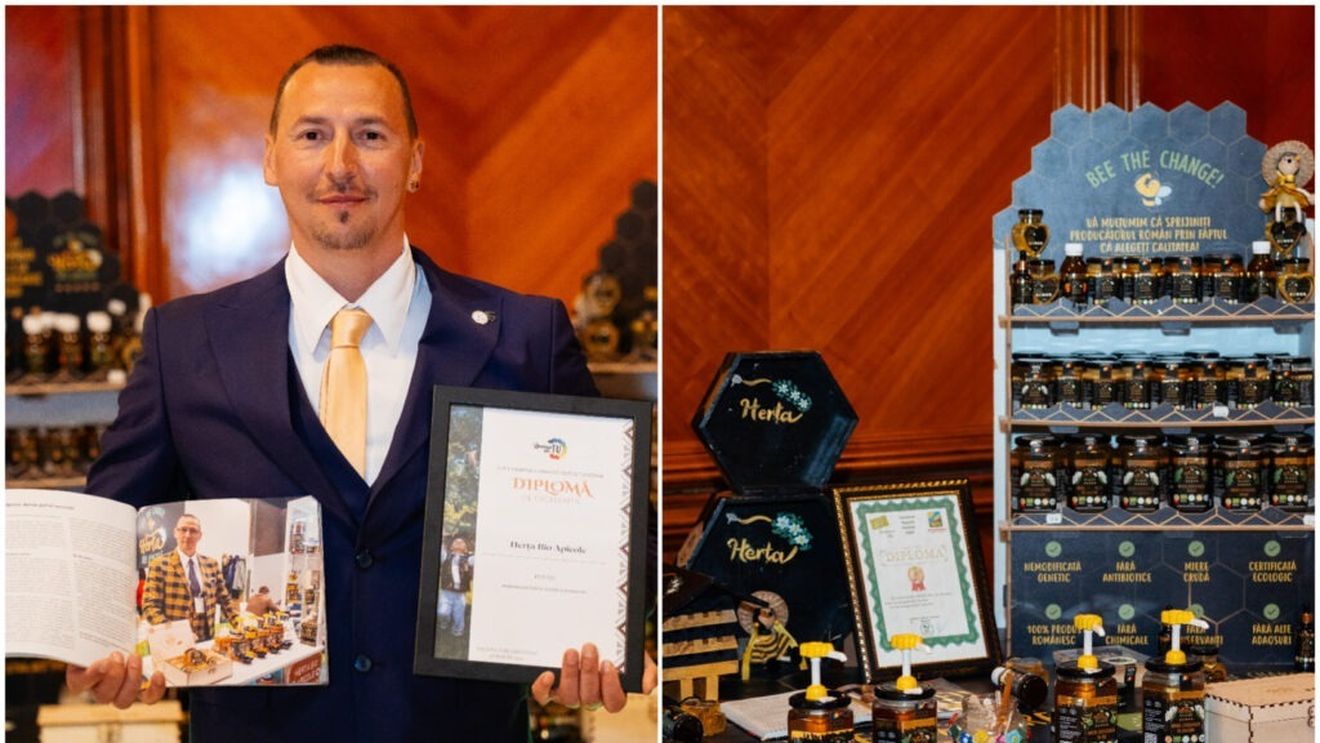 Produse apicole românești, premiate cu Diploma de Excelență / Apicultor: „Ne mândrim că suntem români prin fapte, nu prin vorbe”