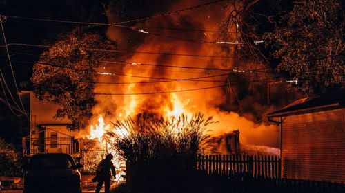 Restaurant din Capitală cuprins de flăcări. Incendiul a fost localizat