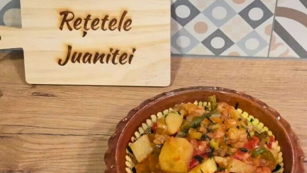 VIDEO | Rețetele Juanitei | Tocană cu legume de primăvară/ Mâncărică tradițională cu prospături din piață