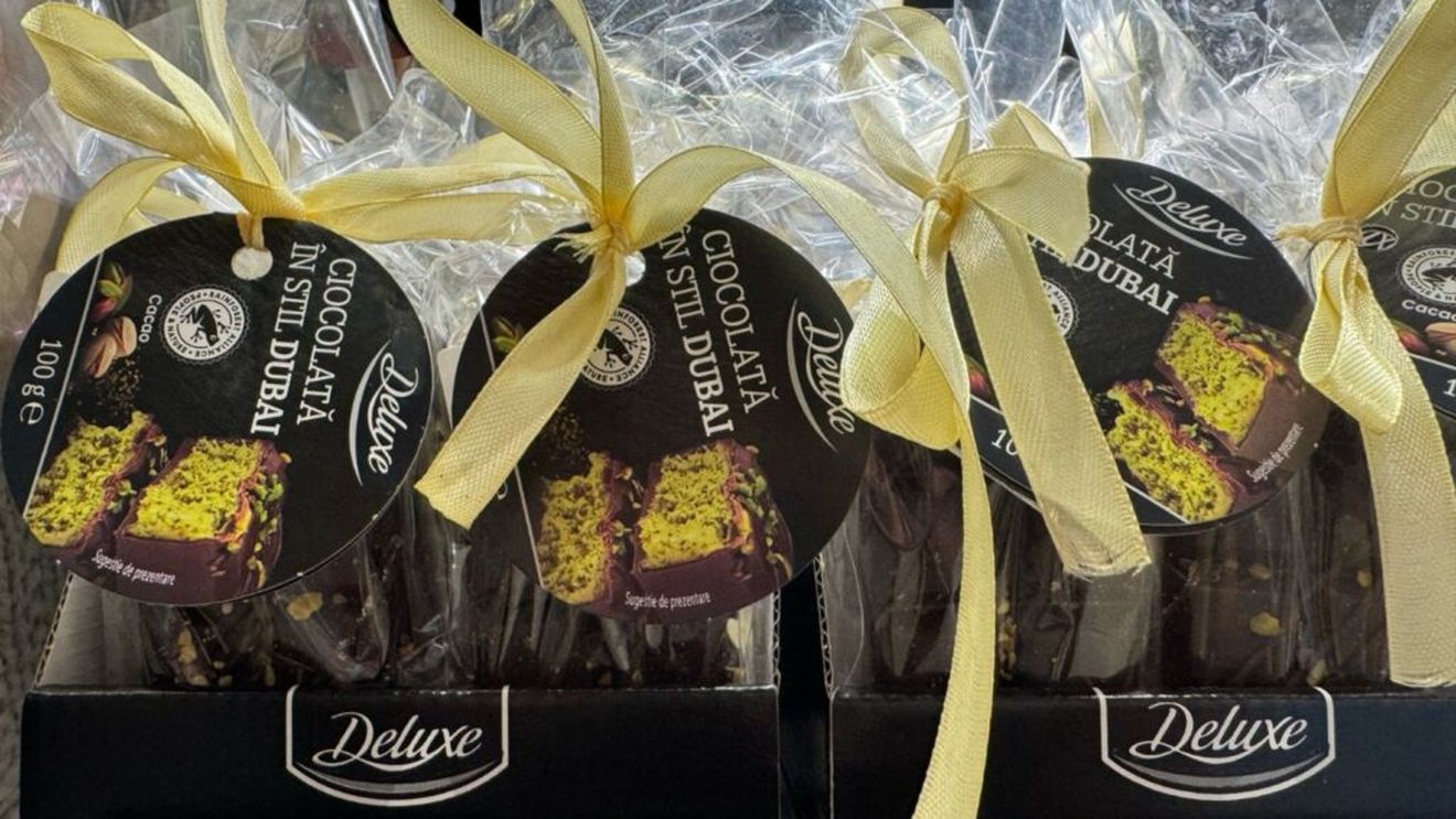 Ciocolata în stil Dubai, de la un producător român, ajunge pe rafturile Lidl din Europa / Primul export a ajuns deja în Croația