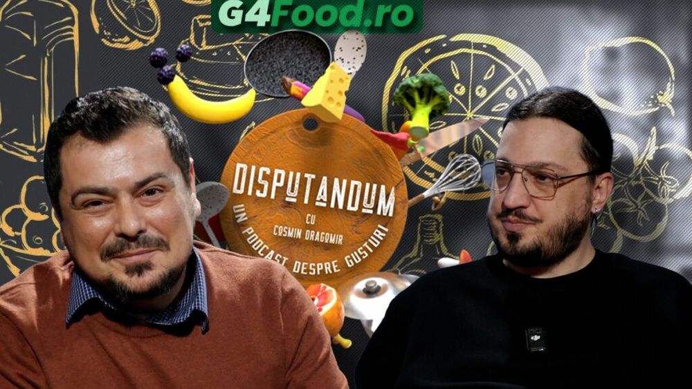VIDEO | „DISPUTANDUM, un podcast despre gusturi cu Cosmin Dragomir” (Episodul 2) | Chef Mihai Toader: „Bonul mediu a scăzut cu 15%. Nu e o perioadă de profit, ci de continuitate”