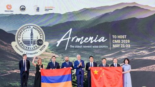 Cum se schimbă harta vinului și zona Caucazului devine noua frontieră. „Concours Mondial de Bruxelles” se mută anul viitor în Armenia. „O oportunitate unică de a arăta lumii bogăția tradiției noastre milenare”