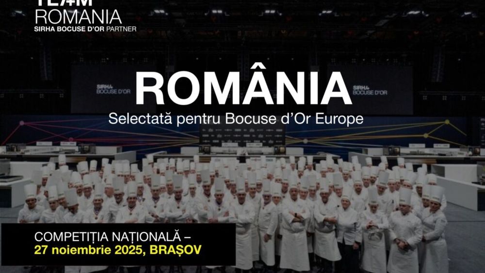 Premieră istorică: România a fost selectată oficial să participe la Bocuse d’Or Europe 2026, cea mai prestigioasă competiție gastronomică din lume