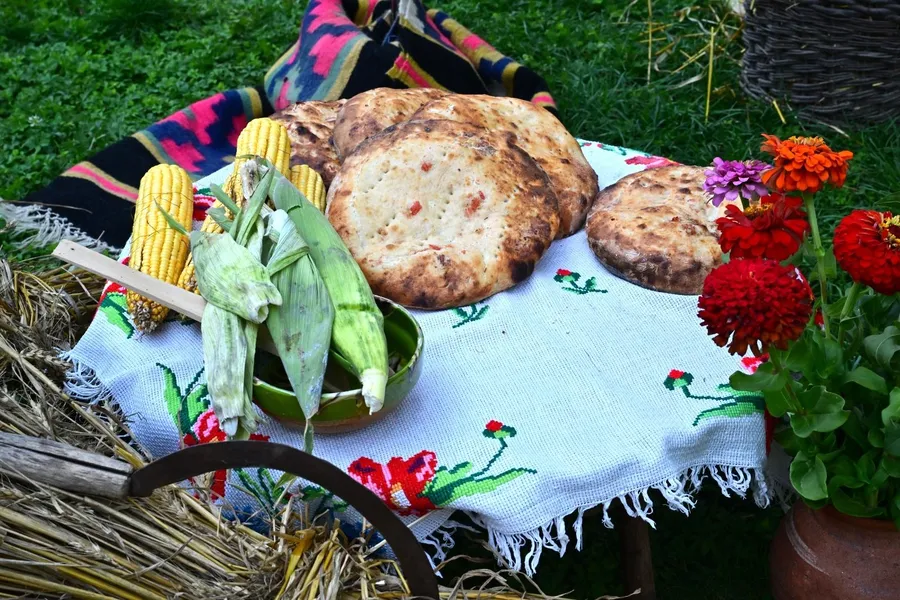 pâine la țest
