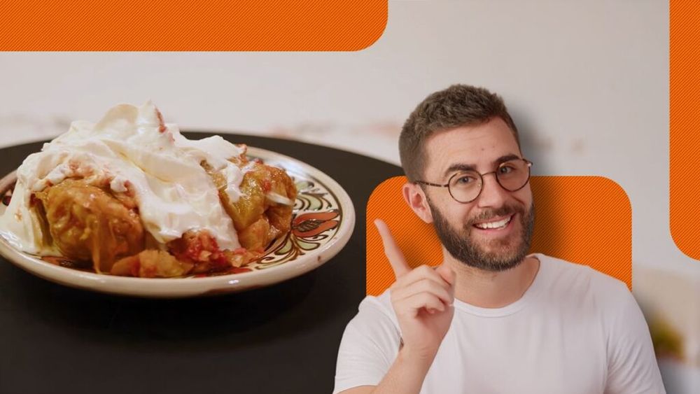 VIDEO / Micii, sarmalele și brânza cu smântână și mămăligă, vedetă pe YouTube-ul francez, prezentate de vloggerul de origine română Cyprien