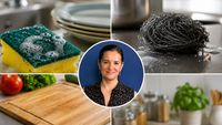 Cât de curată este, de fapt, bucătăria ta? Buretele de vase, tocătorul și ustensilele care pot ascunde bacterii / Tania Fântână (nutriționist): „Nu este nevoie să transformăm bucătăria într-un laborator steril”