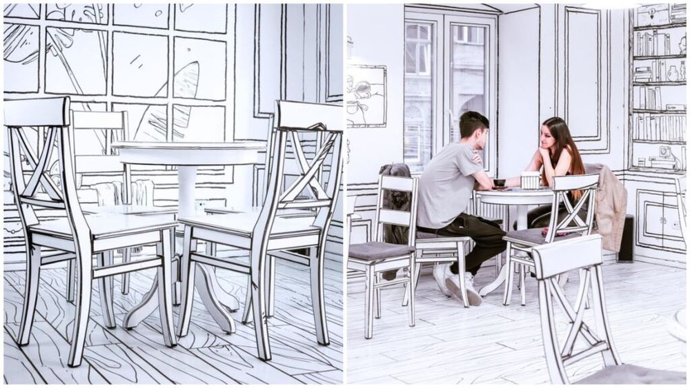 Prima cafenea 2D din România, deschisă la Brașov