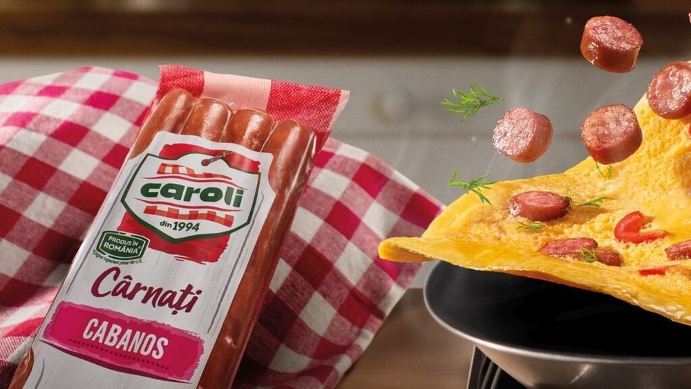 Cârnații cabanos Caroli, disponibili acum în pachet de 450 de grame și cu ambalaj nou