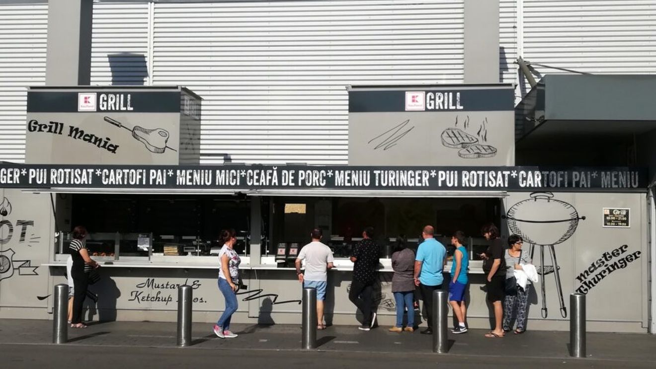 Un Grill Kaufland, amendat și închis temporar pentru mai multe nereguli