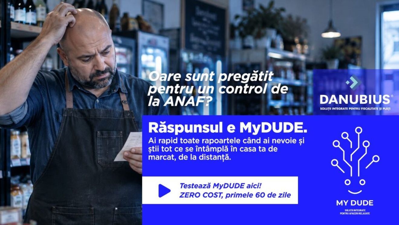 De la casa de marcat la management fiscal inteligent: cum poate MyDUDE să simplifice administrarea unui business din retail și HoReCa