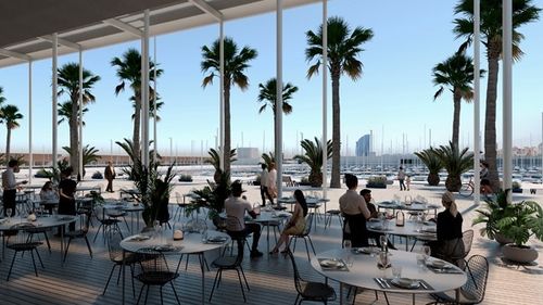 O terasă la înălțime pentru iubitorii de iahting. Unde poți lua masa în Barcelona și urmări în același timp regatele de yachting din Cupa America 2024