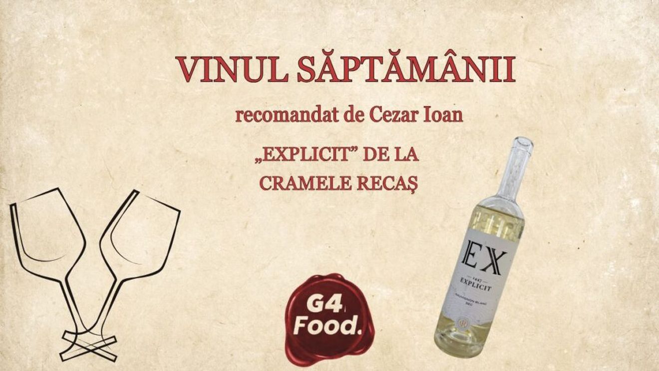 VIDEO | Vinul săptămânii: „Explicit” de la Cramele Recaș / Un chardonnay vegetal, tonic și un finish ușor amărui