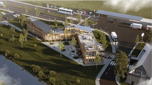 Perla Harghitei își face clădire de birouri de 2,8 milioane de euro lângă fabrica din Sâncrăieni. Cum arată proiectul, ales în urma unui concurs de arhitectură