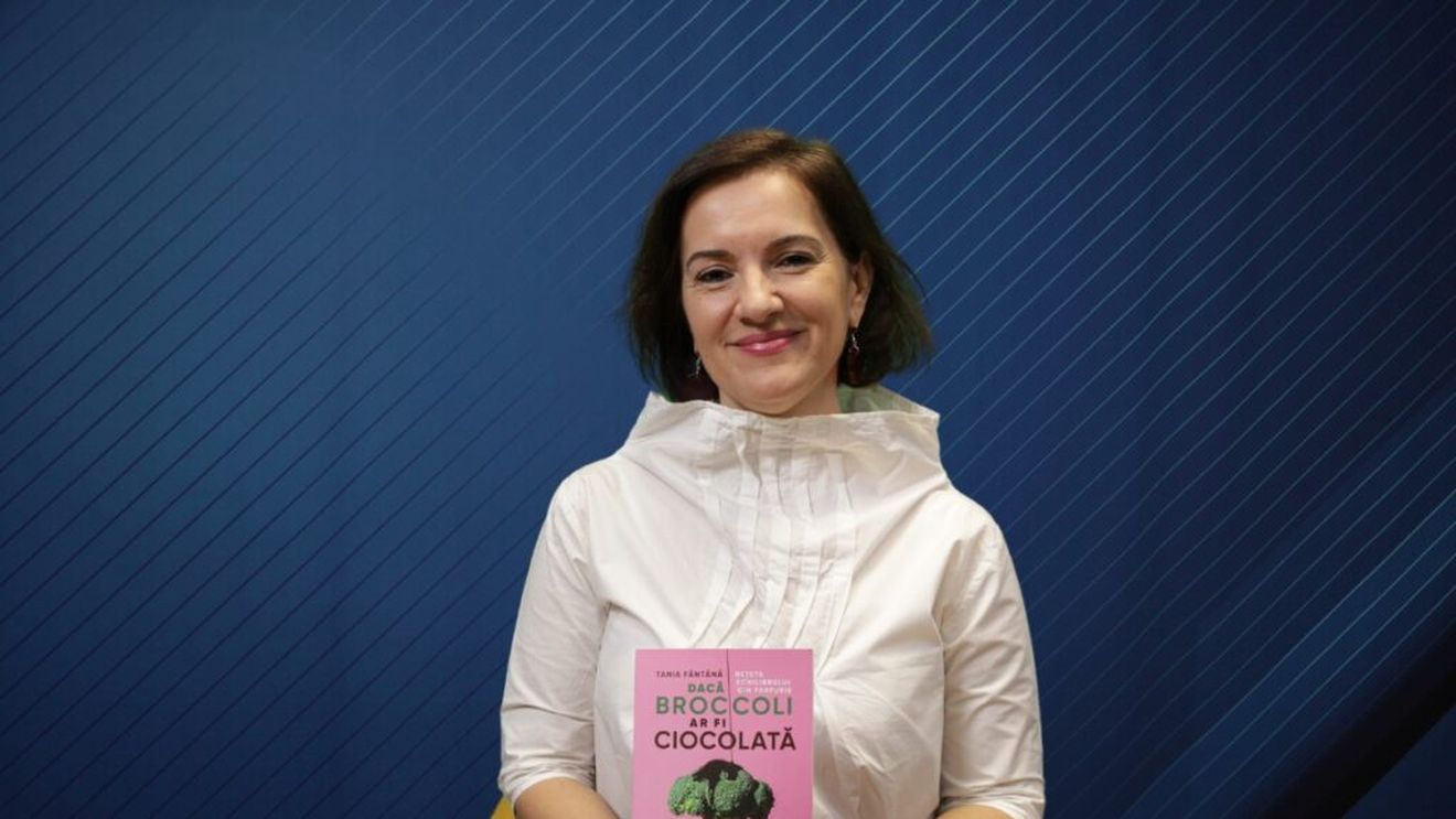 INTERVIU | „Dacă broccoli ar fi ciocolată” – Tania Fântână, despre cartea care ne învață cum să mâncăm și cu mintea, și cu inima: „Vreau ca oamenii să știe că pot să mănânce ce le place și totuși să atingă greutatea dorită”
