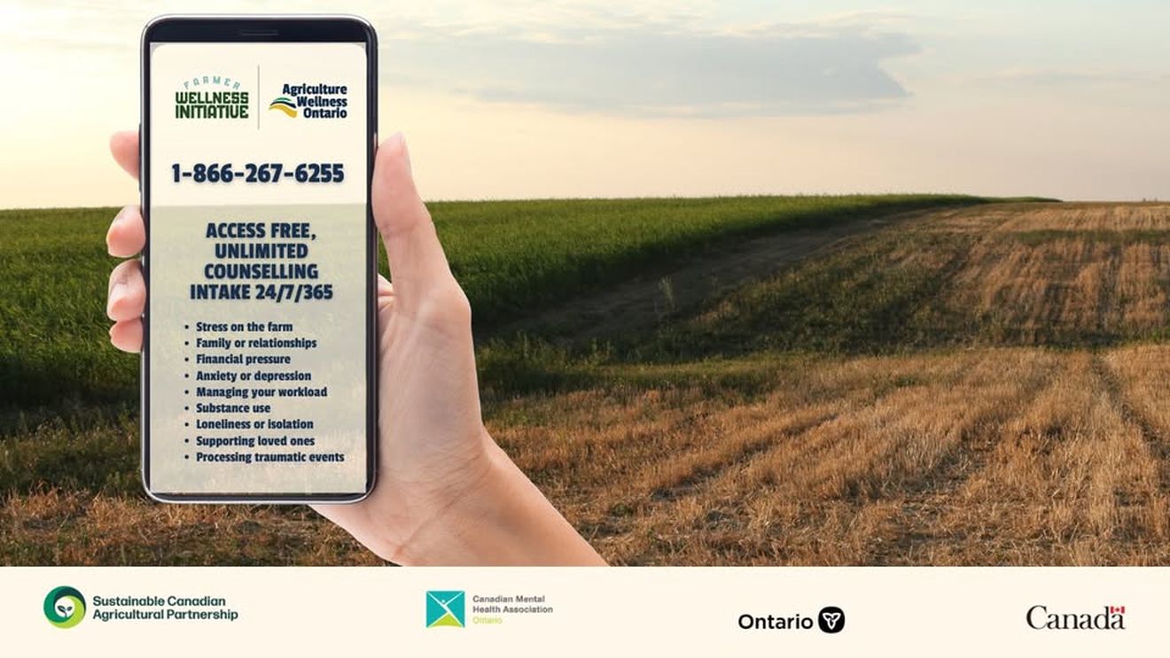 Agricultura, unul din sectoarele cele mai solicitante psihic / Ontario are un program special dedicat sănătății mentale a fermierilor/ „Farmer Wellness Initiative” este finanțat de guvern, iar fermierii și familiile lor beneficiază de consiliere psihologică gratuită