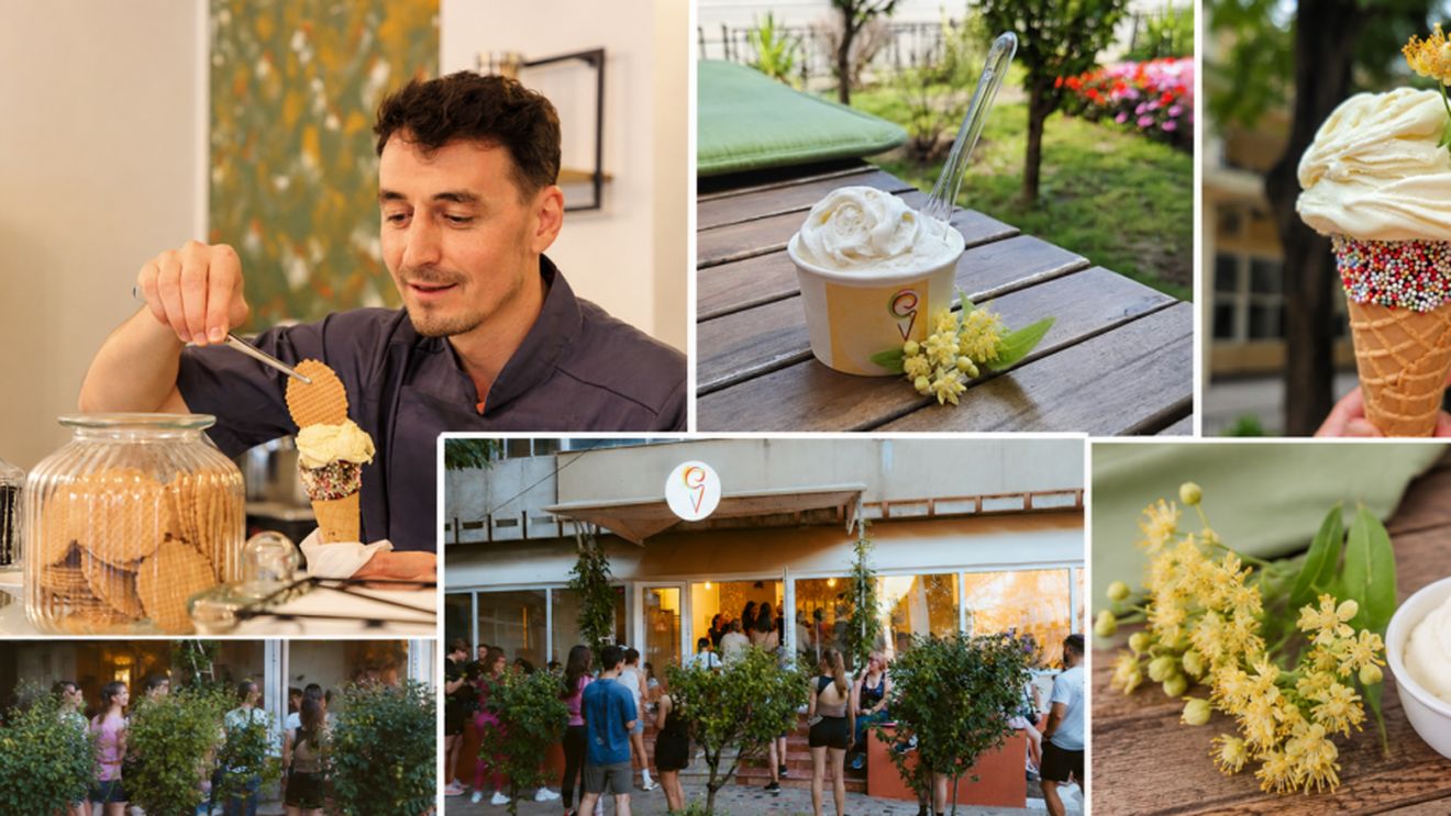 O gelaterie din Iași lansează înghețata cu flori de tei. Aroma, inspirată de parfumul orașului / „Fiecare cupă trezește amintiri: plimbări prin Copou, serile liniștite de iunie, teii înfloriți și farmecul inconfundabil al Târgului Iașilor”