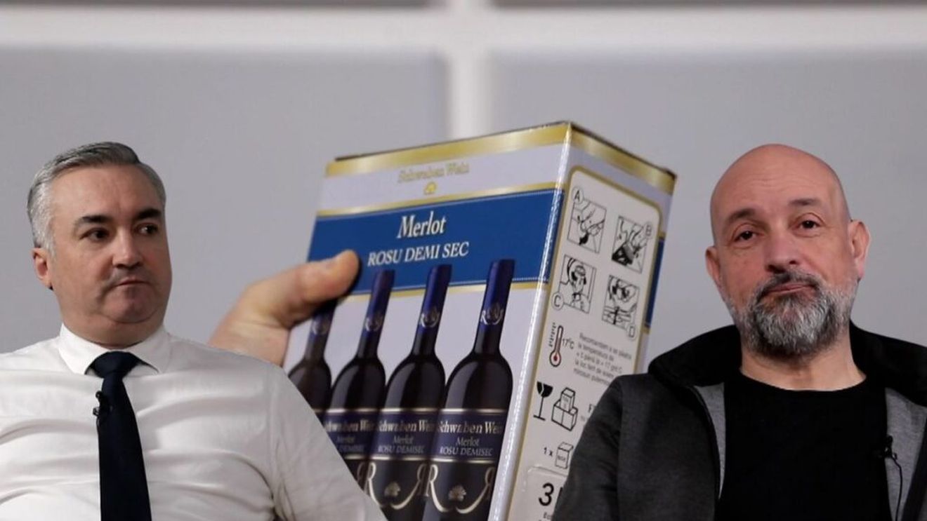 VIDEO | „Vinul – Connaisseur fără ifose” (Ep. 20): Care sunt cele mai bune vinuri ambalate în pungi cu robinet? Răspunsul lui Cătălin Costiniuc, președintele Concursului Național de Vin „Bag-In-Box”