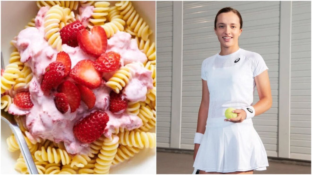 Jucătoarea poloneză de tenis Iga Swiatek a câştigat sâmbătă turneul feminin de la Wimbledon/ Chiar dacă pare ciudat mâncarea sa preferată este o combinație de paste, iaurt și căpșuni/ În discursul său jucătoarea a amintit de acest preparat