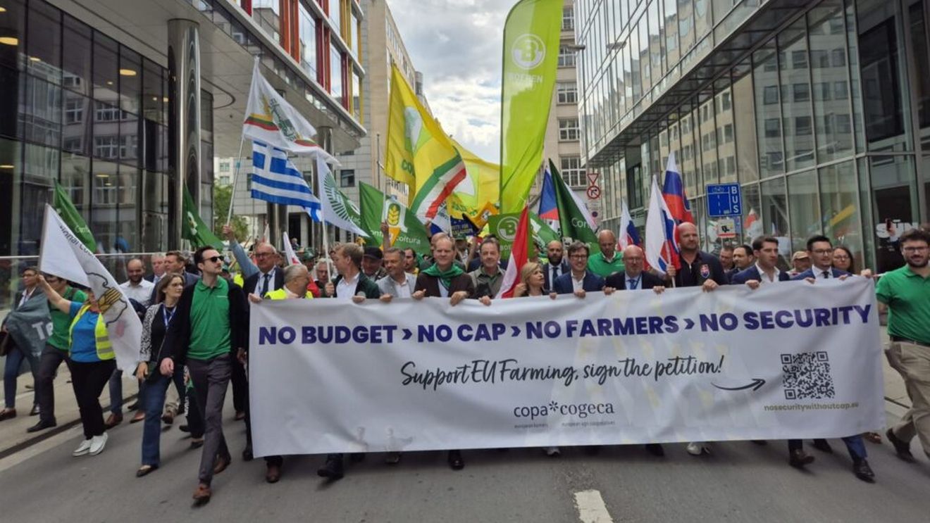 VIDEO: Fermierii europeni protestează (și) muzical. „No Budget, No CAP, No farmers, No security”, un refren-avertisment pentru Comisia Europeană