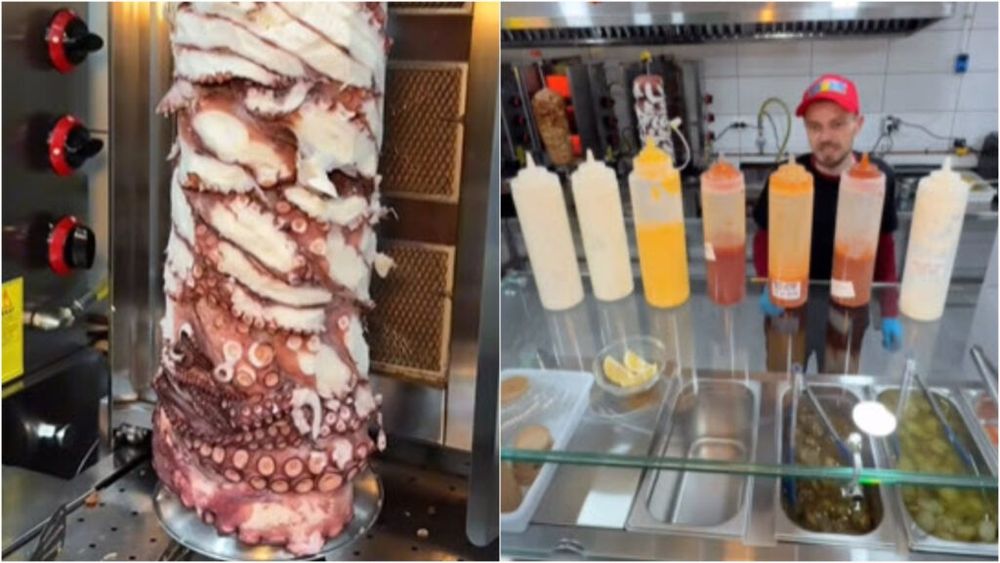 VIDEO | Kebabul de caracatiță care a cucerit Spania/ „Nu e inventat de un turc, nici de un spaniol, ci de ... un român”