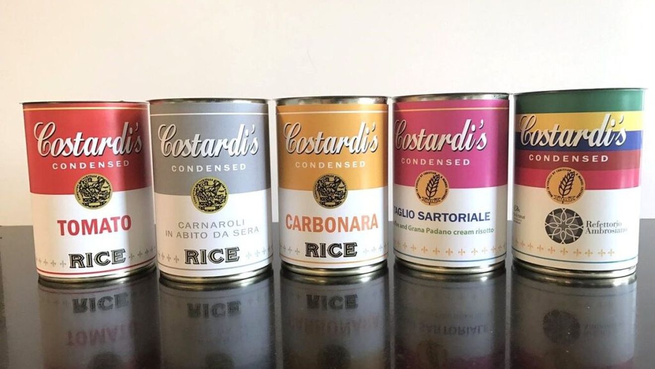 „In Rice We Trust”. Un meniu cu 8 feluri conceput în jurul orezului, de la aperitiv la desert, realizat de un restaurant situat în inima orezariilor italiene pentru a omagia acest produs local. Autorii lui, Costardi Bros, se prezintă ca „ambasadori ai orezului”