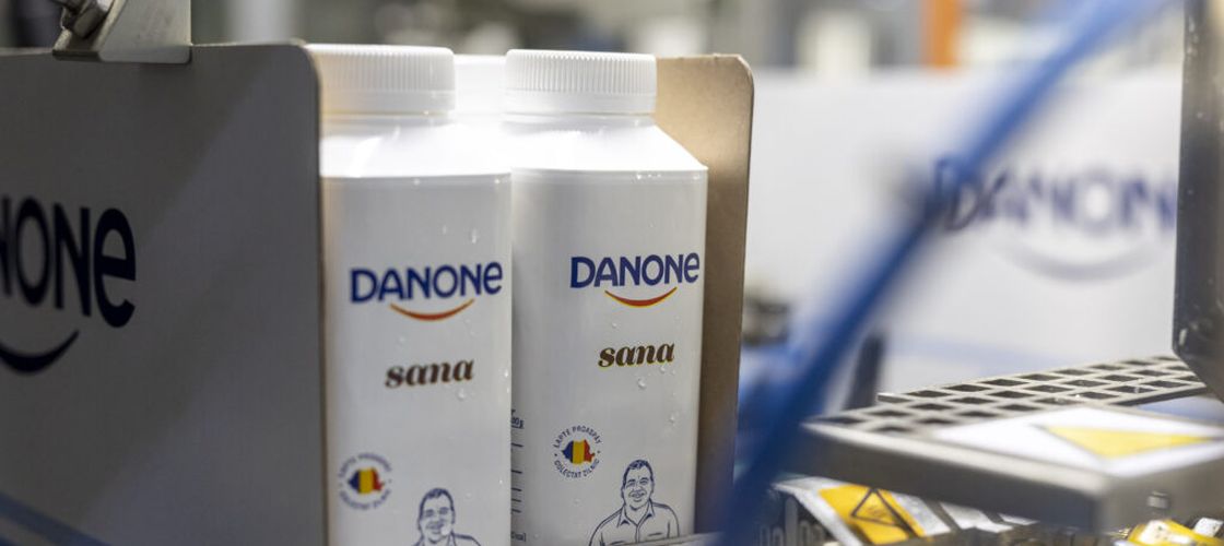 Danone investește peste 10 milioane de euro în fabrica din București și își crește capacitatea de producție cu 15%