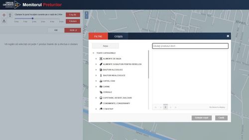 Consiliul Concurenţei va lansa o variantă simplificată a Monitorului preţurilor / Platforma va include doar produsele de bază ale căror preţuri sunt plafonate