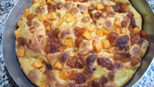 De experimentat duminica. Focaccia semidulce cu piure de dovleac în aluat. O idee pentru micul dejun, brunch sau gustare între mese. Foto pas cu pas