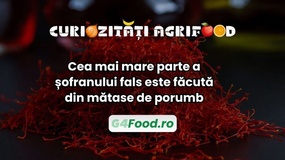 Curiozitate agri-food: Cea mai mare parte a șofranului fals este făcută din mătase de porumb / Prețul uriaș al condimentului a dus la apariția falsurilor / Cum deosebești cele două tipuri de șofran