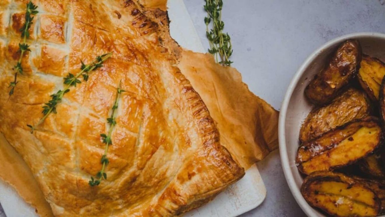 Wellington vegan cu ciuperci și spanac/ O variantă a celebrului mușchi de vită - simplă, vegetariană, bună și pentru post